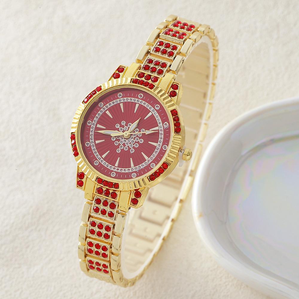 Watch Light Luxury Full Diamond Luxury Bracelet Watch Women S Quartz Watch Niche High-End Women S Watch