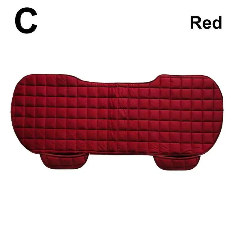 Car Rear Seat Cover Universal Auto Flocking Cloth Seat Seasons Auto Four Interior Protector Accessories Seat Non-slip Cushi O8Q8
