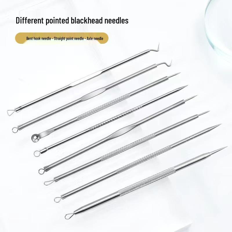 Stainless Steel Blackhead & Acne Remover Needle Kit