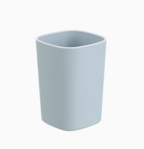 Square Plastic Toothbrush and Toothpaste Holder Set - High-Grade Mouthwash Cups for Couples and Kids