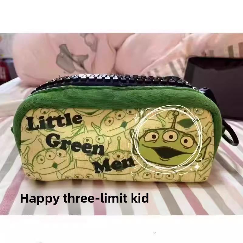 Toy Story Alien Cartoon Monster Pen Bag With Large Capacity For School And Travel Use