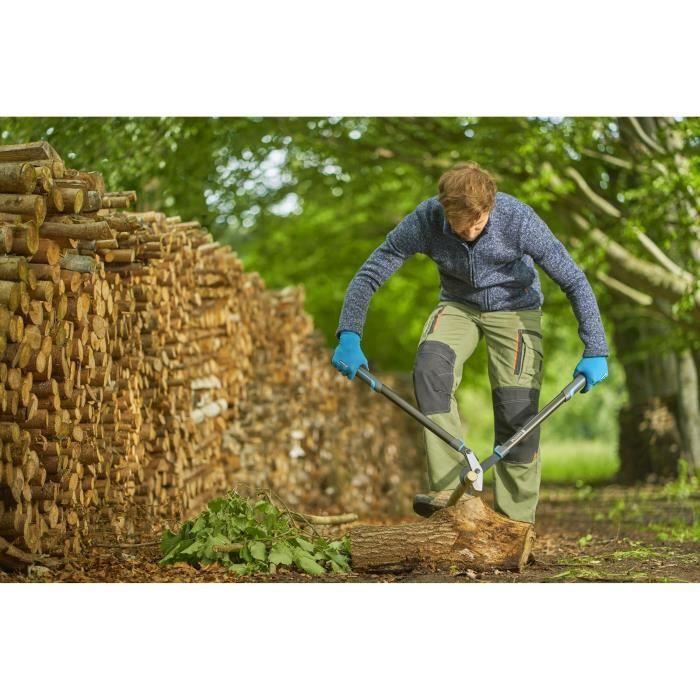 Coupe-branches enclume - gardena - energycut pro l - lames en acier - 50 mm - 1260 g