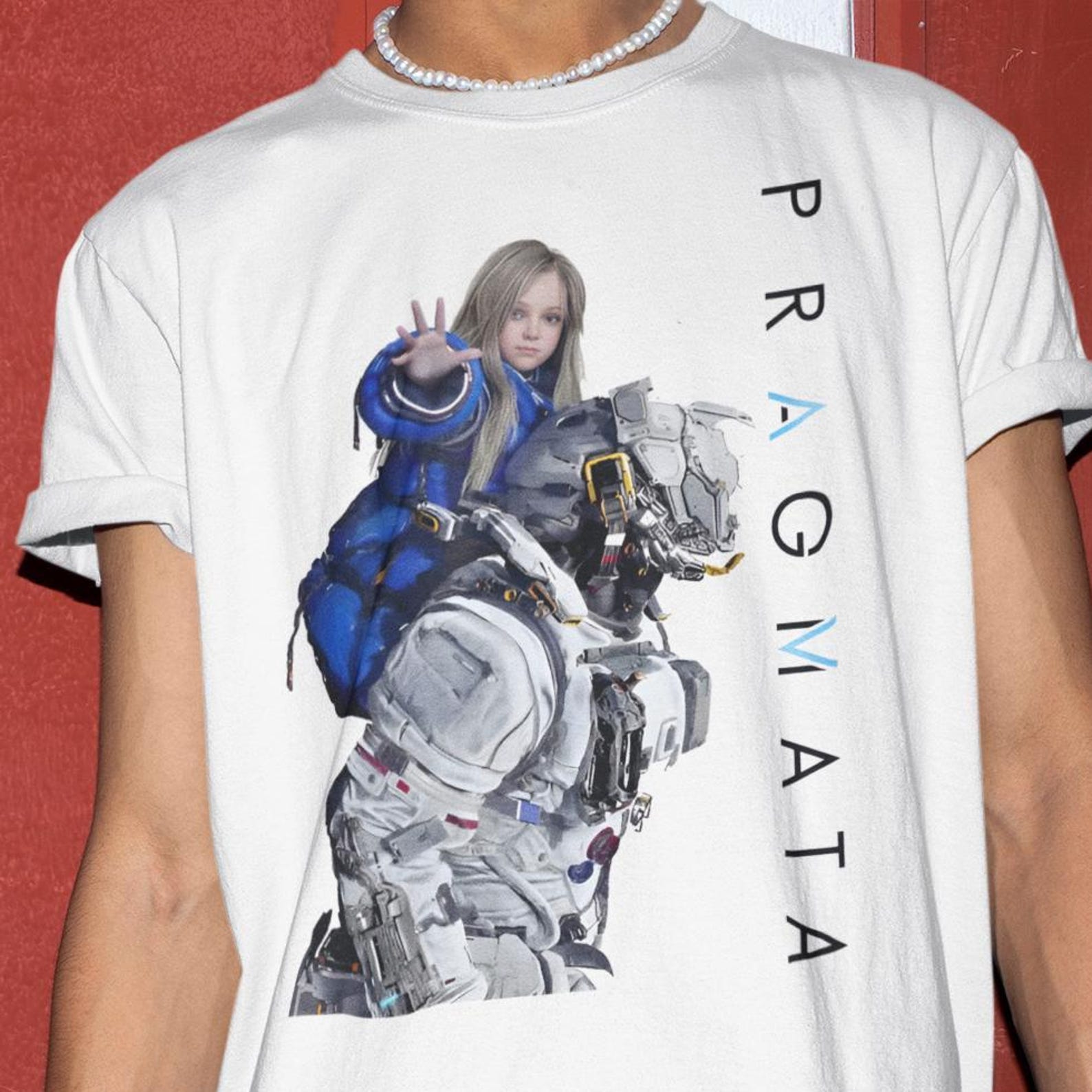 Pragmata Diana & Hugh Game Shirt - Pragmata T-shirt,Gamer Sweatshirt,Gaming Tee S