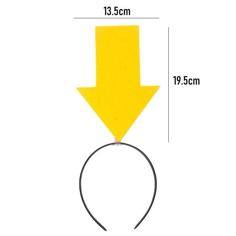 

Creative Arrowhead Shape Headband Decoration Funny Hair Band Lovely Headdress Decoration