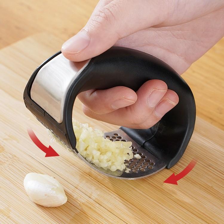 

Press garlic puree Stainless steel garlic molars Stir and cut minced garlic, minced garlic, pounded garlic, circular garlic press, press garlic