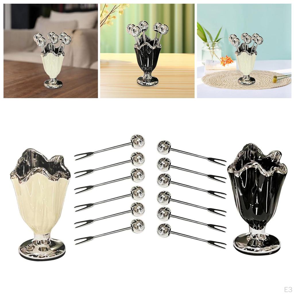 Fruit Forks for Dessert Salad Cute Snack Bifurcantes