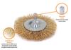 Disc Brush with Pin - Waved Wire FI 6/100 / TEGER