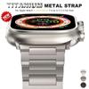 Ultra Titanium Bracelet for Apple Watch 49mm 46mm 45mm 44mm Luxury Metal Strap for IWatch Series 10 9 8 7 6 5 SE 42mm 41mm Band
