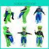 Inflatable Alien Costume For Halloween With Funny Cartoon Character Design In Green Color