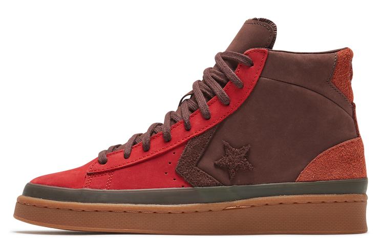 Herren Sneaker Converse Pro Leather 2000er Pack Bison Fiery Scarlet/Deep Mahogany 41 black