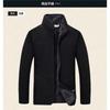 Velvet Thickened Pola Fleece Jacket for Men Lambswool Warm Autumn Winter Sweatshirt Large Size Cardigan Loose Jacket