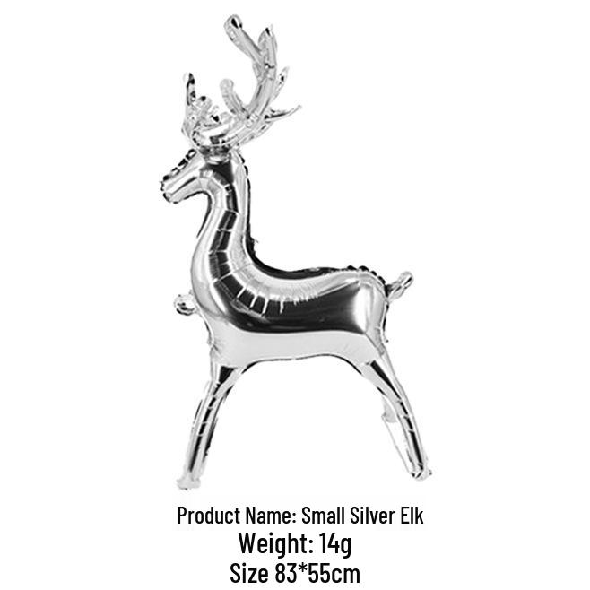 

Алюминиевая фольга Рождественские воздушные шары: Украшения Снеговик, Санта, Елка и Олень