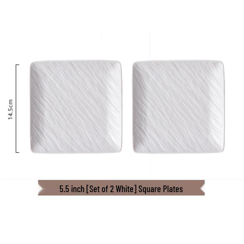 Nordic Style Square Ceramic Dipping Plate