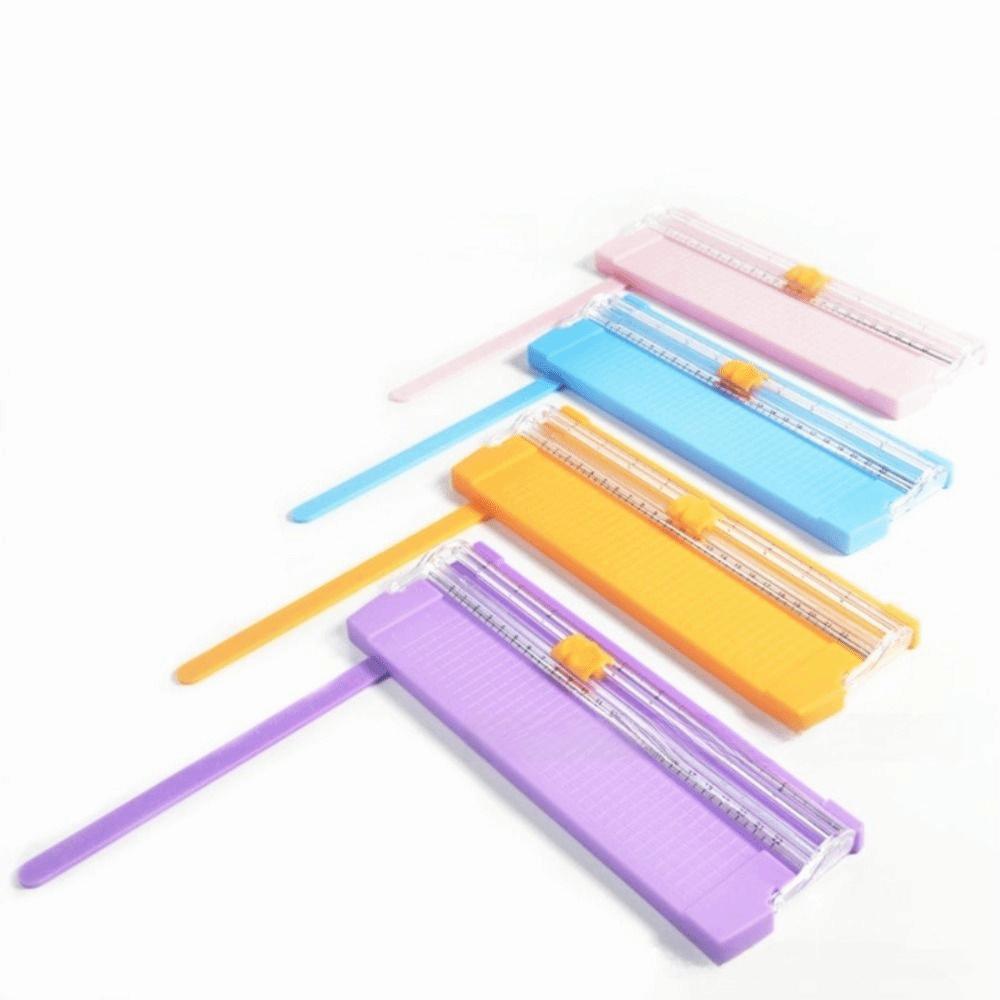 Purple/Pink/Orange/Blue/White A4 Paper Trimmer 220*60mm Cutting Size Paper Trimmer Photos Cutting