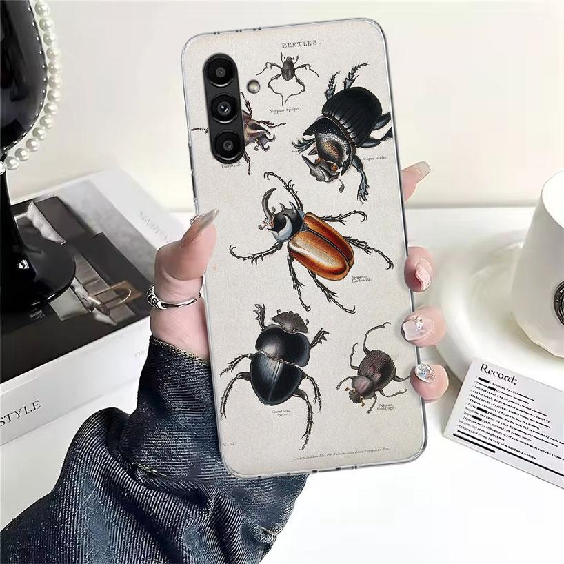 Bugs Bees Scientific Decomposition Phone Case For Samsung Galaxy A13 A14 A15 A16 A17 A53 A54 A55 A56 A57 A33 A34 A35 A36 A37 A23