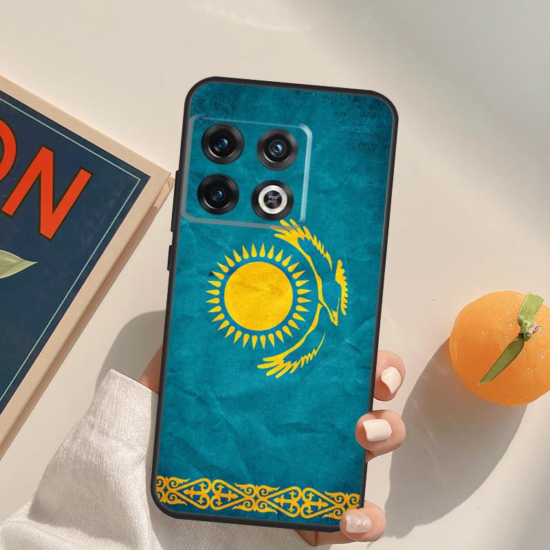 Kazakhstan Flag Case For OnePlus 13R 12R 10R 13T 10T 11 12 13 15 OnePlus Nord 5 CE 2 3 4 Lite N20 N30 Cover