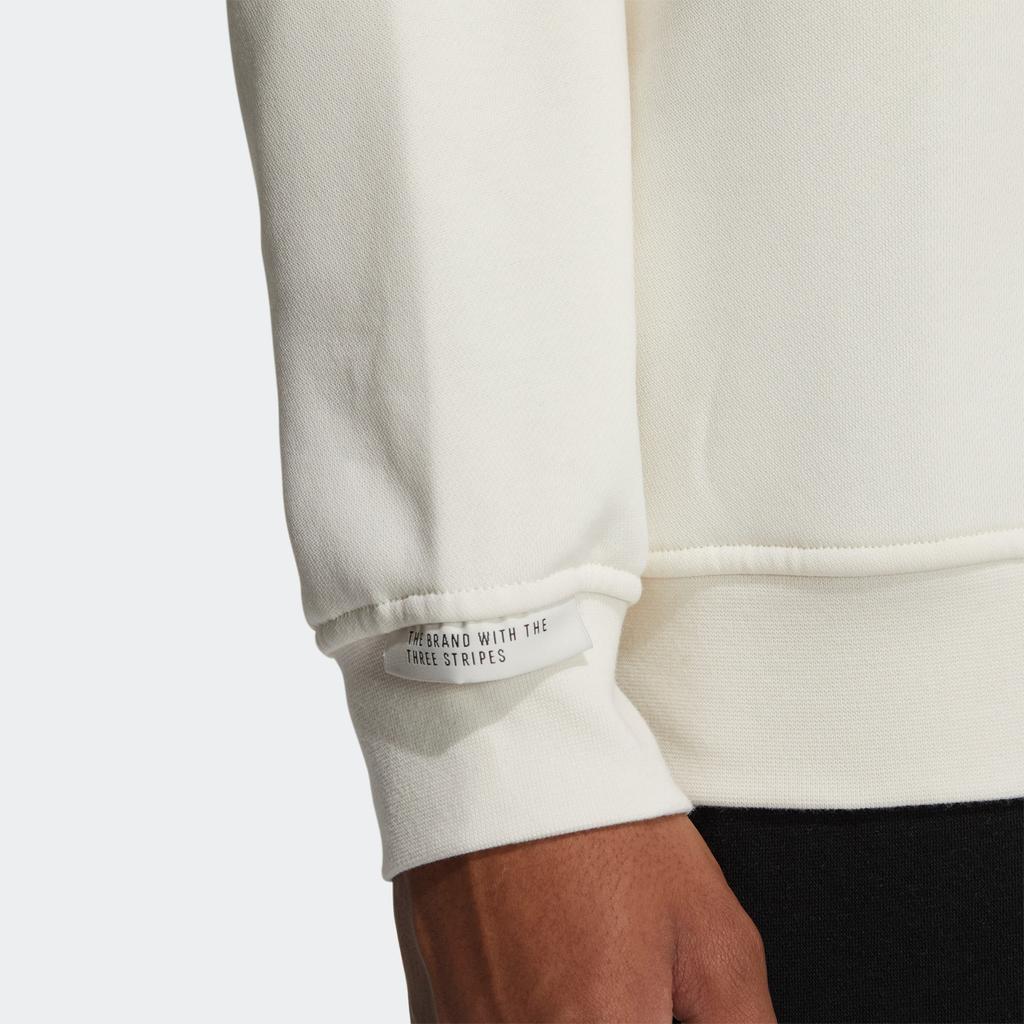 New Adidas LABEL Sweatshirt Unisex White IB2713