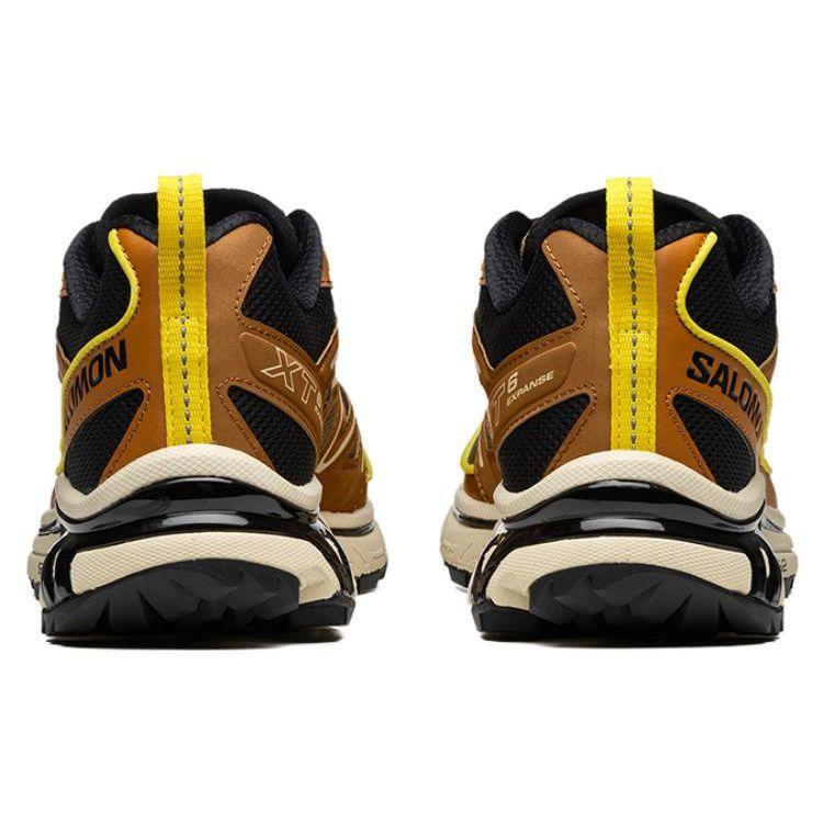 Salomon XT-6 Expanse Mesh Low Top Casual Trail Running Shoes Unisex sneaker Brown Yellow 471340