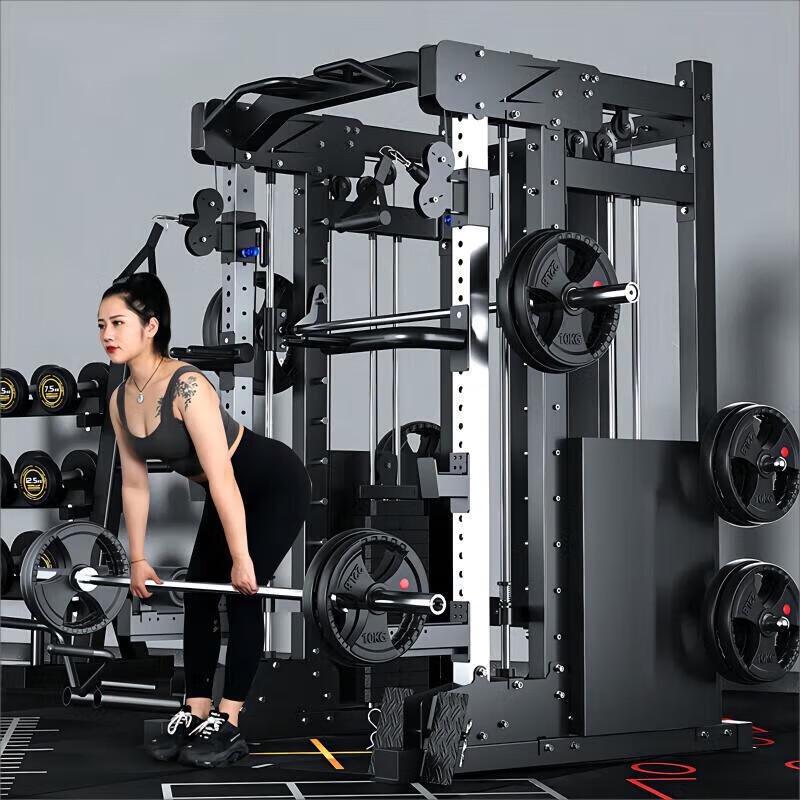 EM Smith Machine & Power Rack Home Gym System