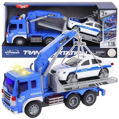 Truck Tow Truck Car Crane Vehicle Police Car Sound