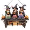 Witch 2D Flat Keys Holder Wall Decoration Accessories Hook Vintage Outdoor Garden   Flat Wall-Mounted Keys Holder Halloween Deco