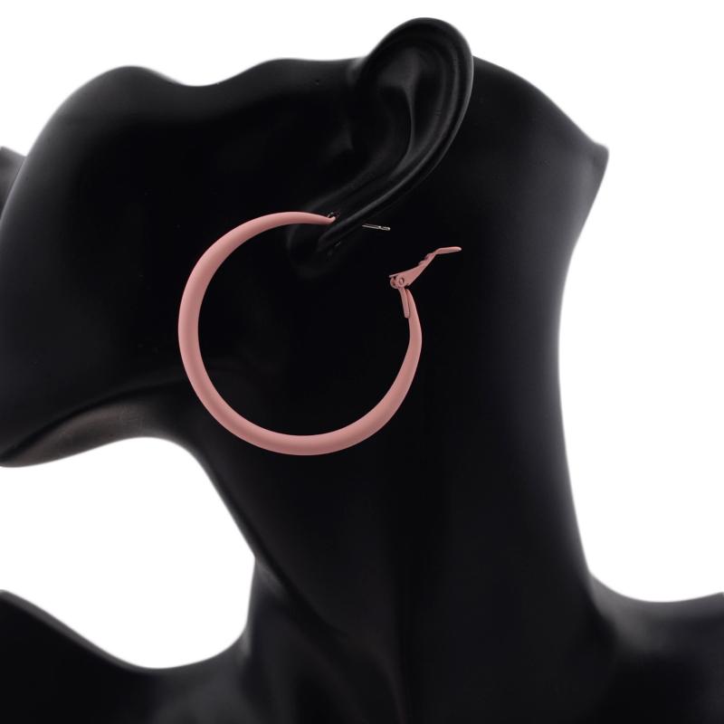 Korea Luxury Fashion Statement Big Ear Ring Female Earrings 10 Colors Candy Big Circle Earrings Party Earrings Accessories Jewellery Hoop Earrings