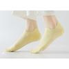 Boneless Women's Socks, Mesh Breathable Solid Color Boat Socks, Antibacterial and Deodorizing Combed Cotton Short Tube Anti-drop Heels Women's Socks