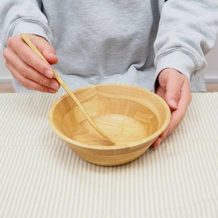 Maruwa Trade Oteraku Wooden Salad Bowl Natural S Size 4009030-01 Dishwasher Safe