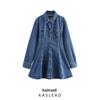 2025 Spring Women's European & American Style Denim Mini Dress