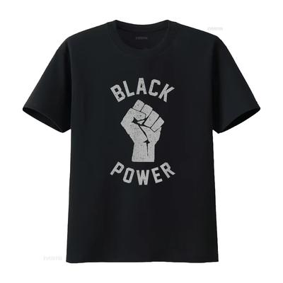 Civil Rights Black Power Fist T Shirt Vintage Washed Top For Everyday Wear Stylish Graphic Comfortable Streetwear Versatile