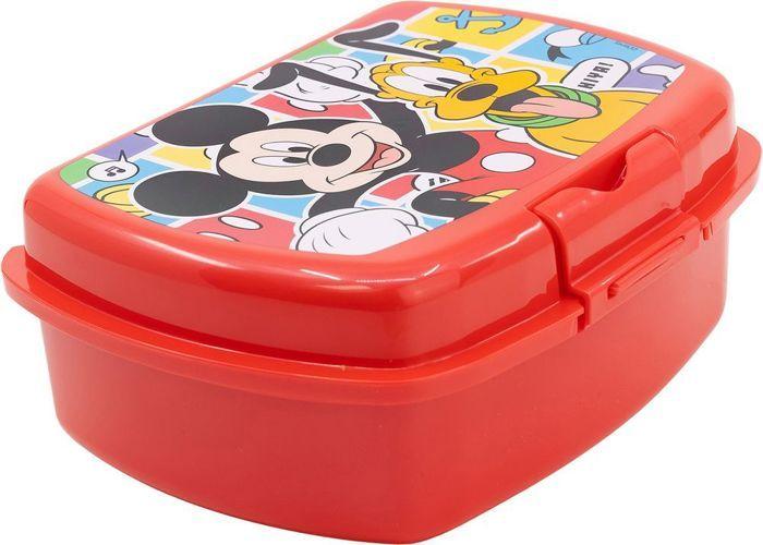 Boîte à sandwich - Tataway - Mickey Mouse - Rouge - Enfant - Plastique recyclable