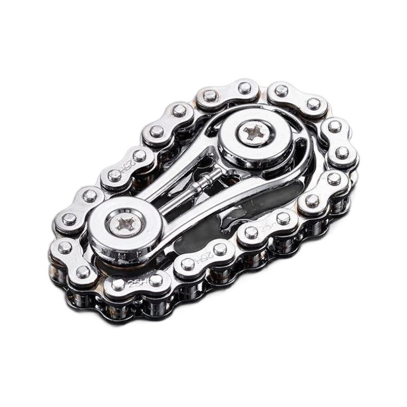Cross-border Decompression Finger Sprocket Spinner Gear Metal Toy