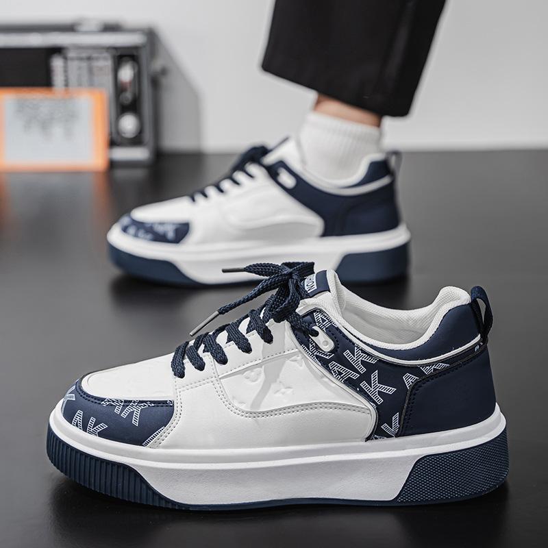 Fashion Men Shoes 2025 Spring Autumn New Fashion Comfortable Height Increase Casual Shoes Breathable Non Slip Vintage Platform Sneakers