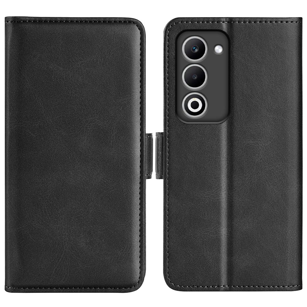For Oppo A5 5G Case Calf Texture Leather Wallet Phone Cover