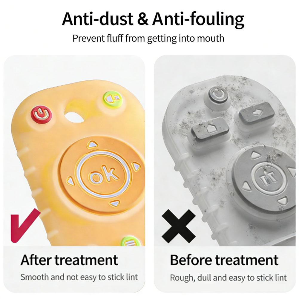 Baby Silicone Remote Control Teether Toys Cartoon Teething Stick Soothing Bite Toys Anti Hand Biting Teether for Infants Toddlers