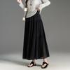 Demana Eleganter Falten-A-Linien-Midirock