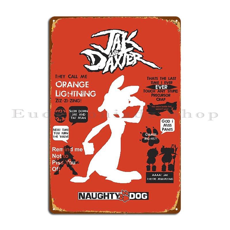 Daxter Quotes Metal Plaque Poster Create Club Customized Wall Custom Cinema Tin Sign Poster 20X30CM