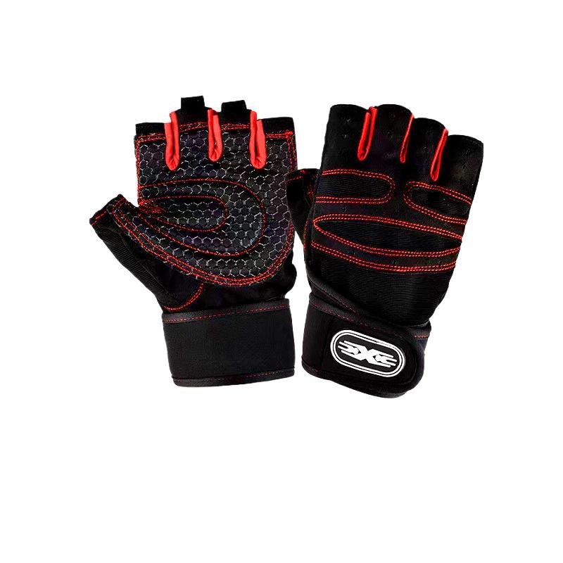 Gym Gloves designed for Men Women Fitness Weight Lifting Wristband Gloves Body Building Training Sports Exercise Cycling Glove Shockproof