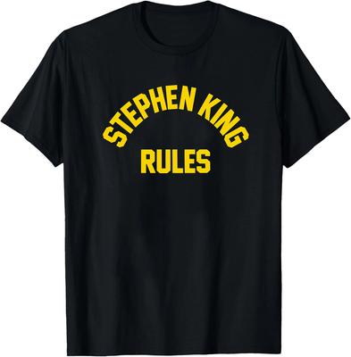 Stephen King Regelt T-Shirt Shining It Bücher Filme Monster Squad DVD Blu Ray Tee