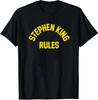 Stephen King Rules T-Shirt Shining It Books Movies Monster Squad DVD Blu Ray Tee