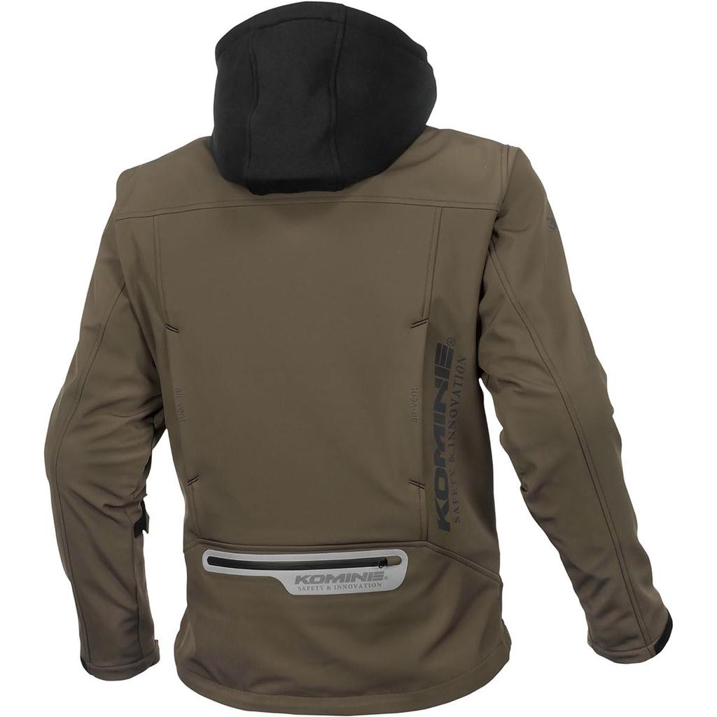 KOMINE 1133 Protective Softshell Winter Parka for CE Level 2 Stretch Deep WL Women's JK-590 Motorcycles, Autumn/Winter/Spring, Certified, Fabric,