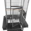premium iron material seeds anti-spill topplay mansion birdcage With Rooftop Playground bird breeder fit for pet birds