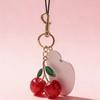 Брелок Підвіска Смола Вишневий Дизайн Ланцюжок для ключів із гілками зі золотої сплаву Надійна застібка-омар Гачок проти втрати Аксесуари для сумок Ключів Телефону