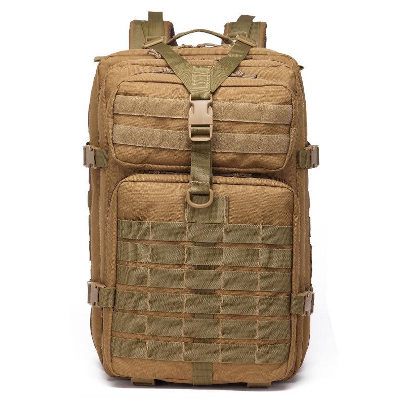 Tactical Outdoor 3P Backpack with Molle System - Multi-Functional Oxford Cloth Travel Bag