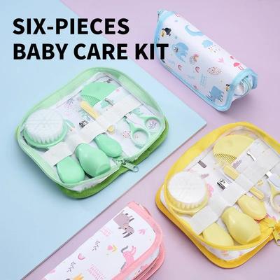 Juego de 6 piezas para el cuidado del bebé, kit de cuidado de la guardería, kit de cuidado y aseo para la guardería, conjunto de salud para bebés, productos para bebés recién nacidos