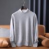 100% wełniany sweter męski zimowy sweter z dzianiny jesienny sweter męski swetry kaszmirowe dzianinowy top z długim rękawem O-neck