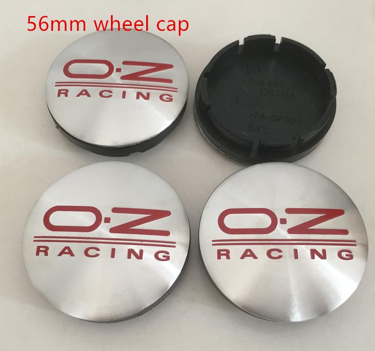 

4pcs 56mm 60mm 65mm 68mm OZ O.Z logo Car emblem Wheel hub Center Cap Badge covers sticker Styling accessories