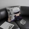 J-Jujutsu Kaisenn Go-Jo Satoru Cushion Cover Pillowcase Ultra Soft Skin Friendly Fabric Cloud Like Comfort & Concealed Zipper