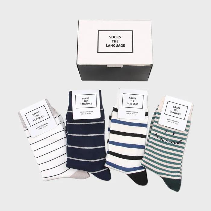 Plain Socks 4-Set