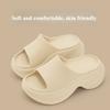 Thick soled slippers for women at the beach, perfect for outdoor wear on stairs, height increasing and cool sandals
